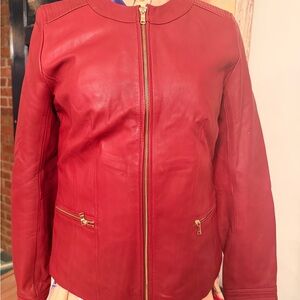 Cole Haan Lambskin Jacket